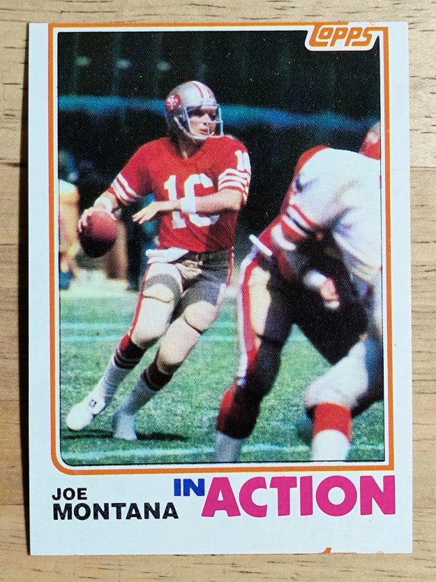 1982 Topps #489 Joe Montana IA (EX)