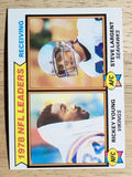 1979 Topps #2 Receiving Leaders/Rickey Young/Steve Largent (EXMT)