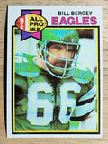 1979 Topps #20A Bill Bergey AP/Eagles printed in pink on front (NM)