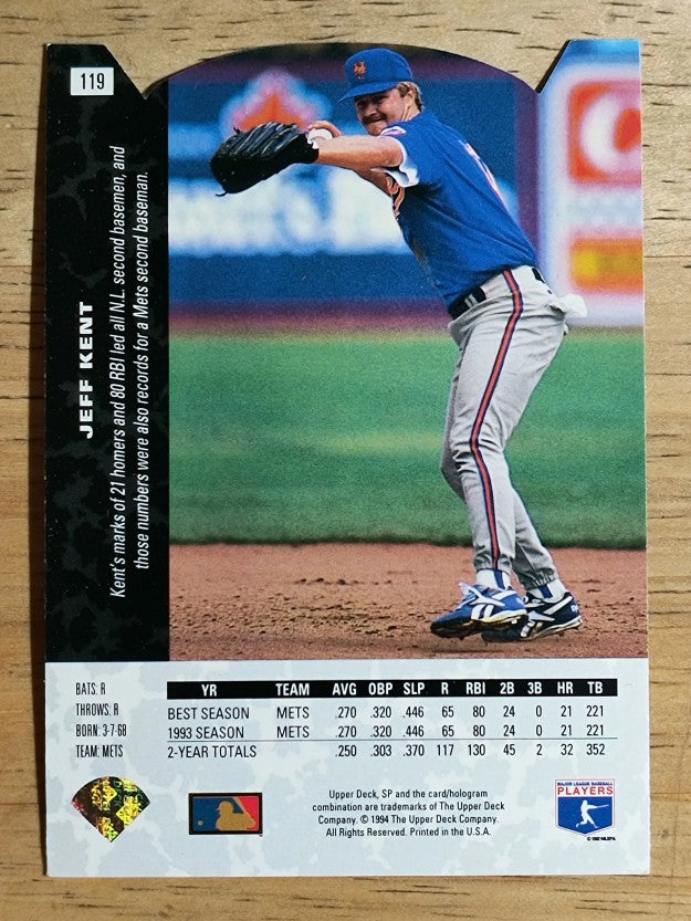 1994 SP Die Cuts #119 Jeff Kent