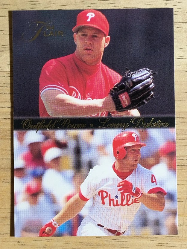 1994 Flair Outfield Power #4 Lenny Dykstra
