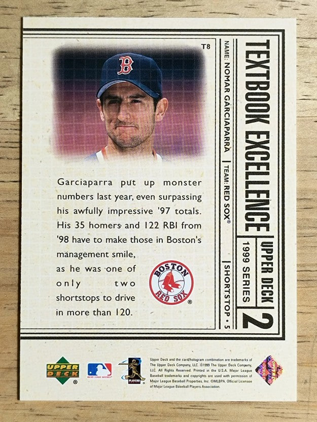1999 Upper Deck Textbook Excellence #T8 Nomar Garciaparra