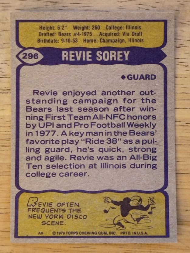 1979 Topps #296 Revie Sorey AP (NMMT)