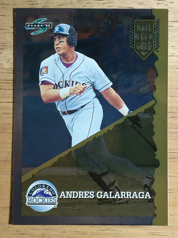 1995 Score Hall of Gold #HG62 Andres Galarraga
