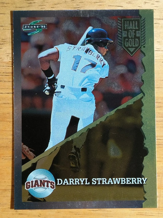 1995 Score Hall of Gold #HG36 Darryl Strawberry