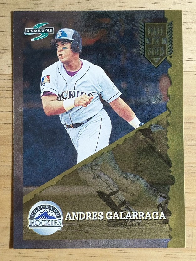1995 Score Hall of Gold #HG62 Andres Galarraga