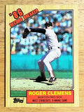 1987 Topps #1 Roger Clemens RB