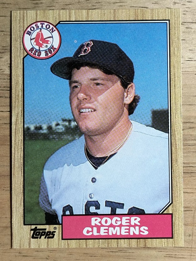 1987 Topps #340 Roger Clemens