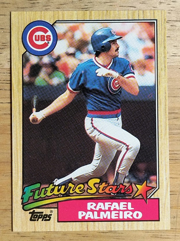 1987 Topps #634 Rafael Palmeiro RC