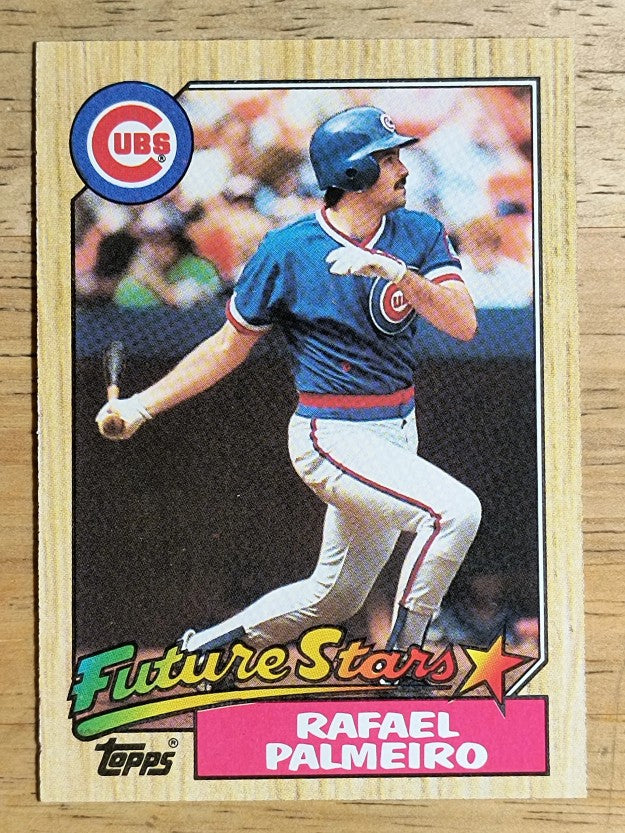 1987 Topps #634 Rafael Palmeiro RC