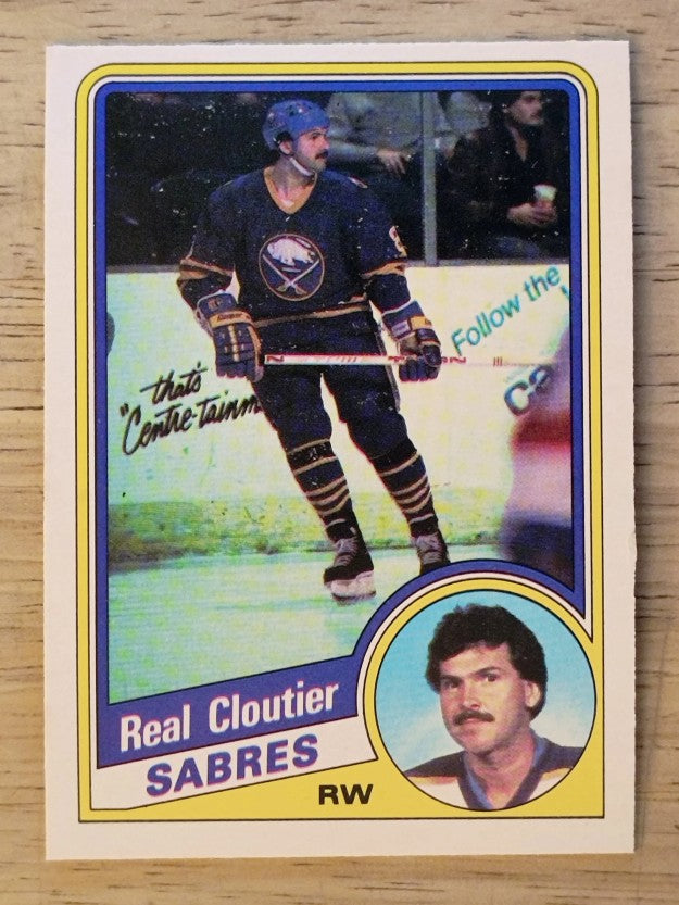 1984-85 O-Pee-Chee #19 Real Cloutier