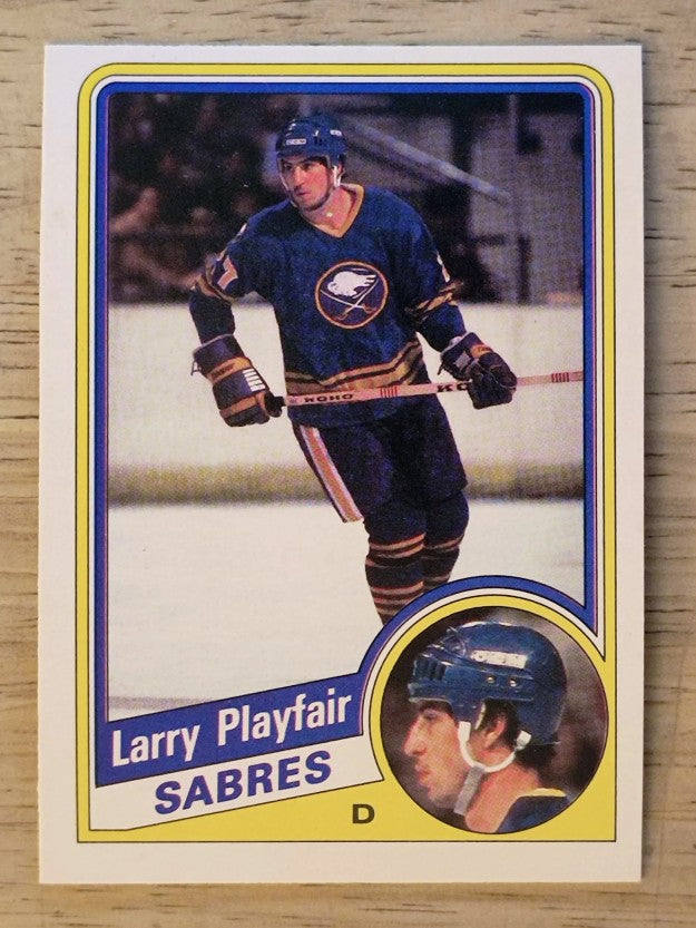 1984-85 O-Pee-Chee #26 Larry Playfair