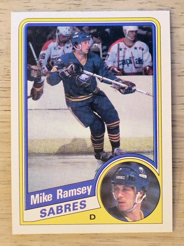 1984-85 O-Pee-Chee #28 Mike Ramsey