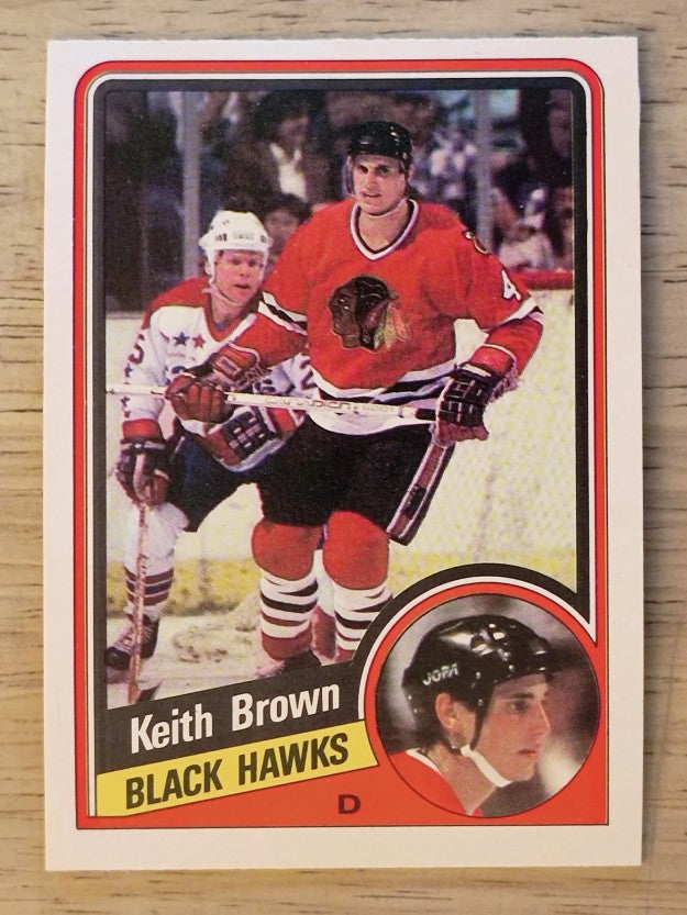 1984-85 O-Pee-Chee #33 Keith Brown