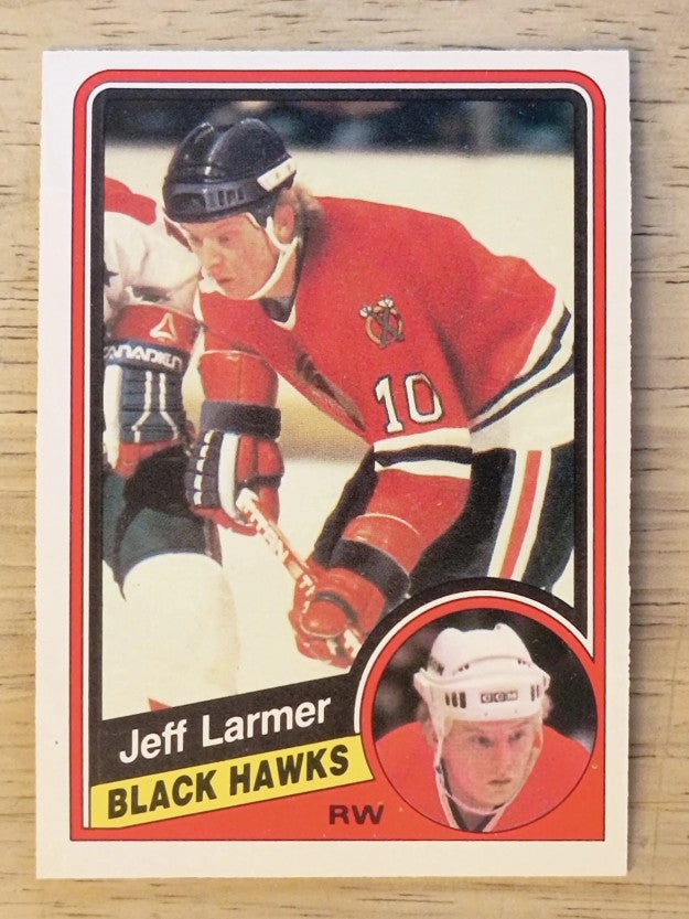 1984-85 O-Pee-Chee #36 Jeff Larmer