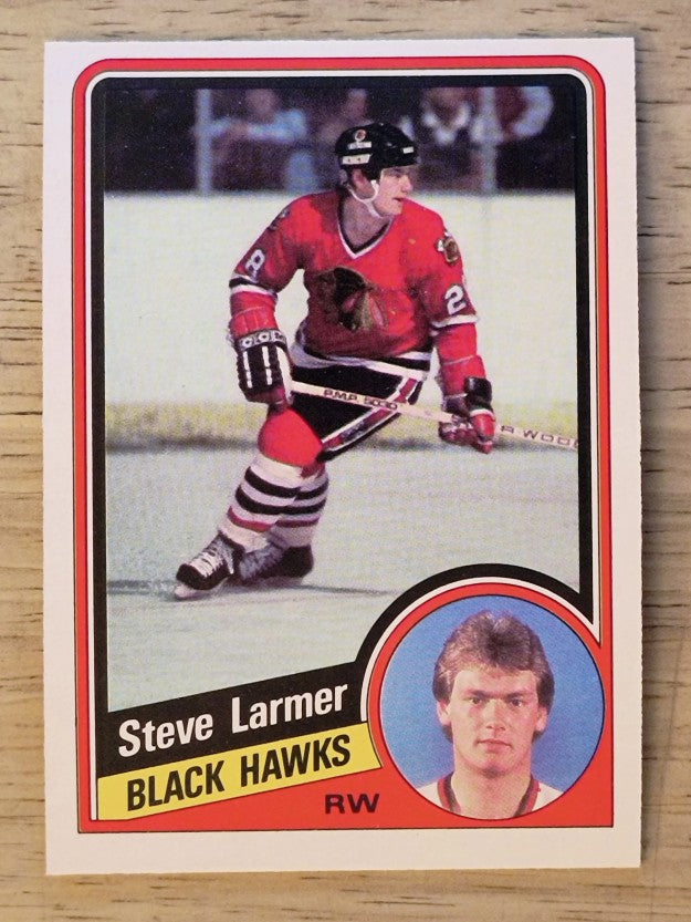1984-85 O-Pee-Chee #37 Steve Larmer