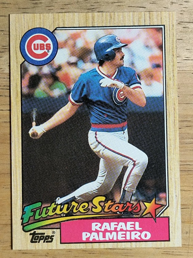 1987 Topps #634 Rafael Palmeiro RC