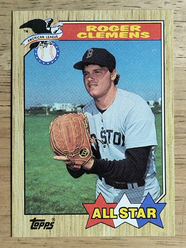 1987 Topps #614 Roger Clemens AS