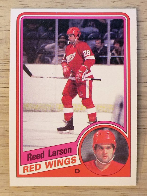 1984-85 O-Pee-Chee #58 Reed Larson