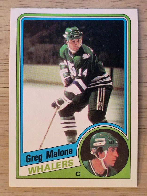 1984-85 O-Pee-Chee #74 Greg Malone