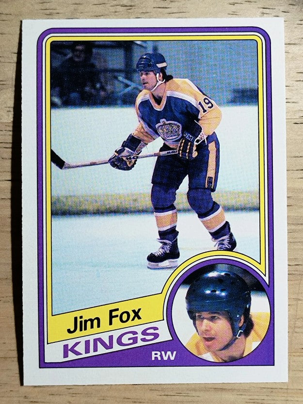 1984-85 O-Pee-Chee #84 Jim Fox