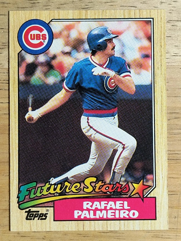 1987 Topps #634 Rafael Palmeiro RC