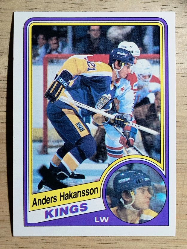 1984-85 O-Pee-Chee #85 Anders Hakansson RC