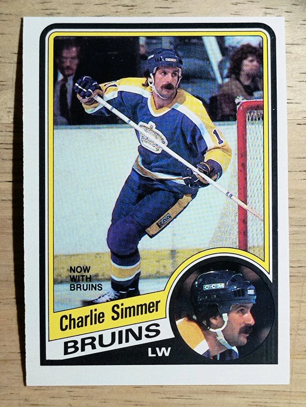 1984-85 O-Pee-Chee #90 Charlie Simmer