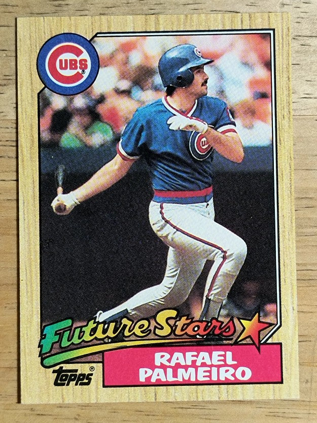 1987 Topps #634 Rafael Palmeiro RC
