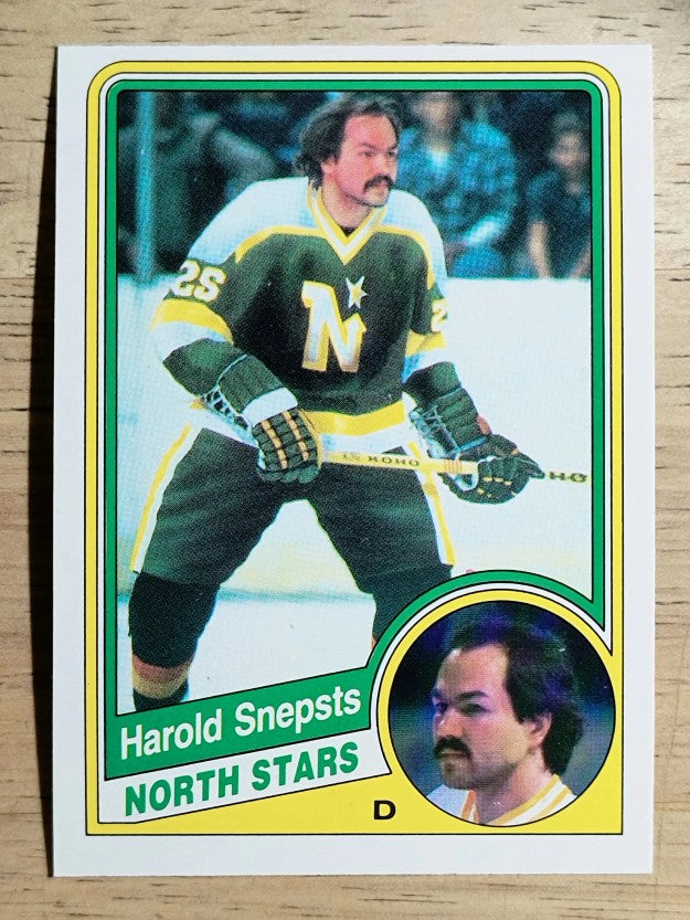 1984-85 O-Pee-Chee #108 Harold Snepsts