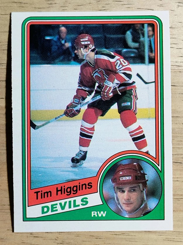 1984-85 O-Pee-Chee #111 Tim Higgins