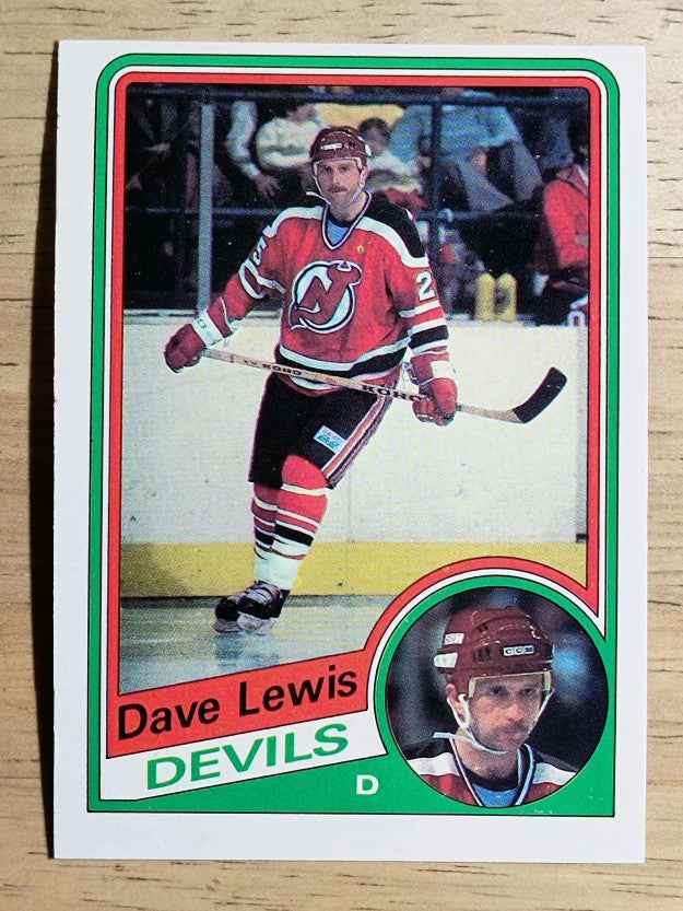1984-85 O-Pee-Chee #113 Dave Lewis