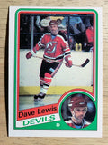 1984-85 O-Pee-Chee #113 Dave Lewis