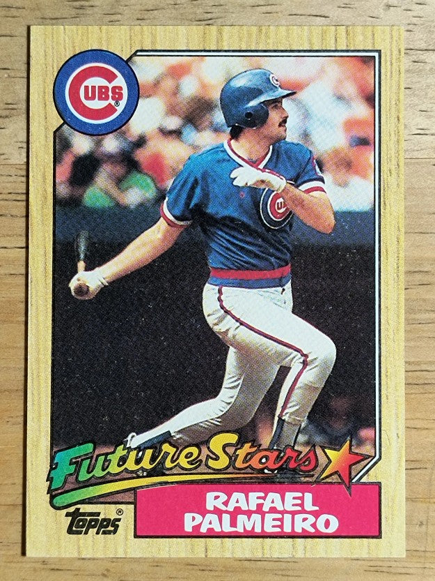 1987 Topps #634 Rafael Palmeiro RC