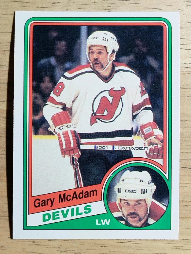 1984-85 O-Pee-Chee #117 Gary McAdam