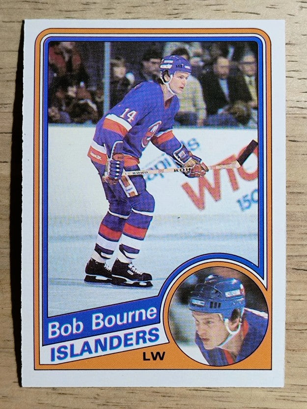 1984-85 O-Pee-Chee #123 Bob Bourne