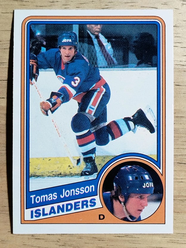 1984-85 O-Pee-Chee #128 Tomas Jonsson
