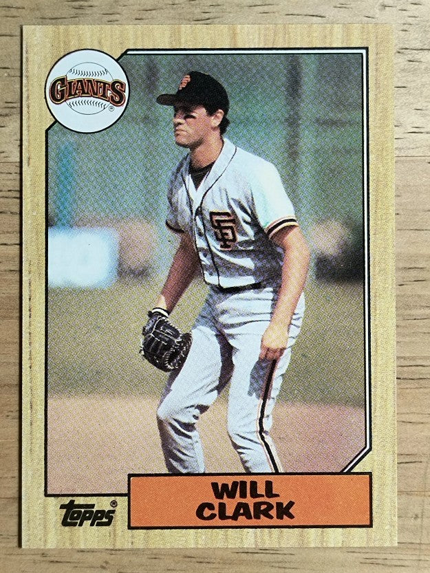 1987 Topps #420 Will Clark RC
