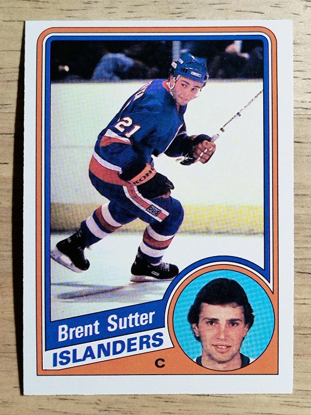 1984-85 O-Pee-Chee #136 Brent Sutter
