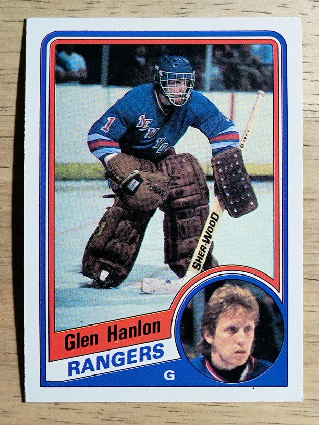 1984-85 O-Pee-Chee #142 Glen Hanlon