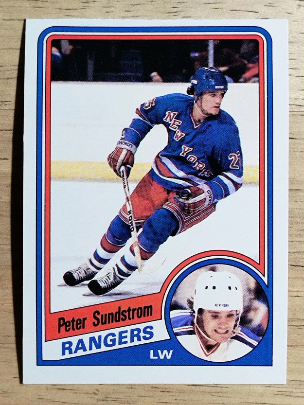 1984-85 O-Pee-Chee #155 Peter Sundstrom RC