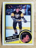 1984-85 O-Pee-Chee #175 Greg Fox