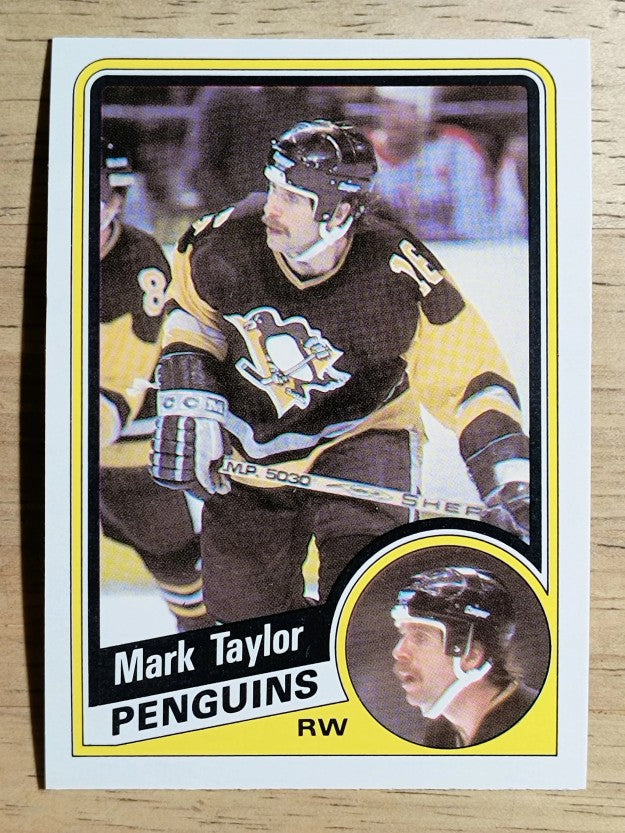 1984-85 O-Pee-Chee #180 Mark Taylor