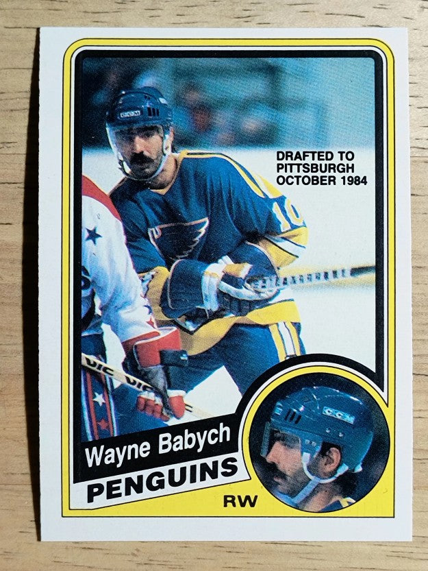 1984-85 O-Pee-Chee #181 Wayne Babych