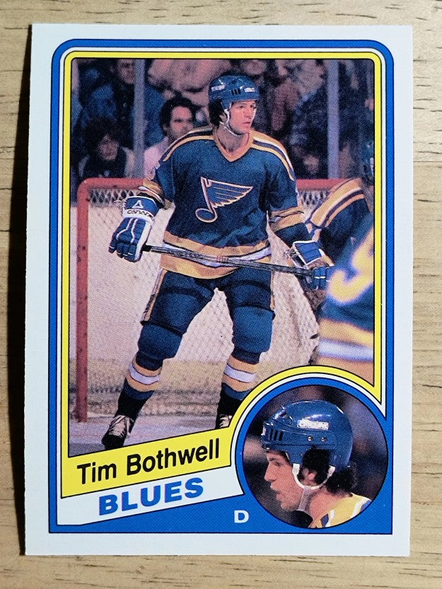 1984-85 O-Pee-Chee #182 Tim Bothwell RC