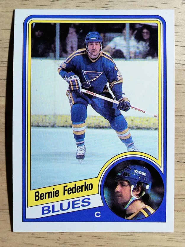 1984-85 O-Pee-Chee #184 Bernie Federko