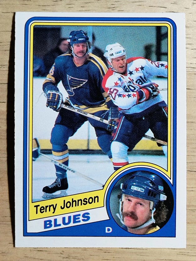 1984-85 O-Pee-Chee #186 Terry Johnson RC