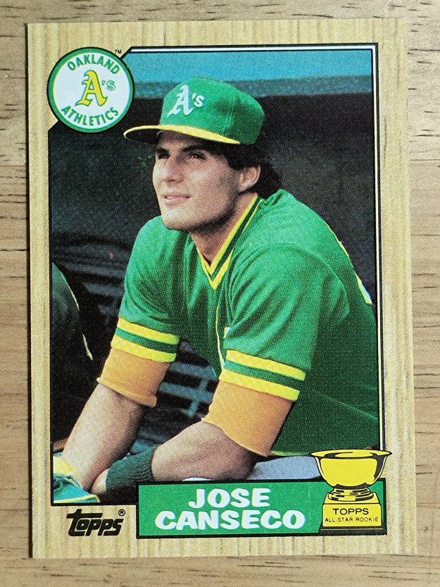 1987 Topps #620 Jose Canseco