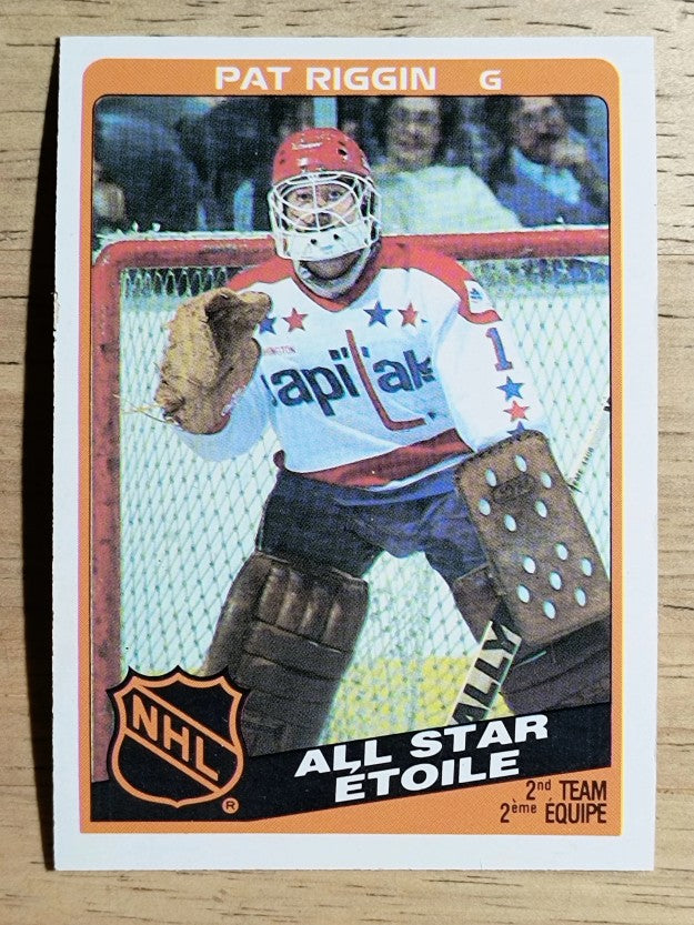 1984-85 O-Pee-Chee #218 Pat Riggin AS