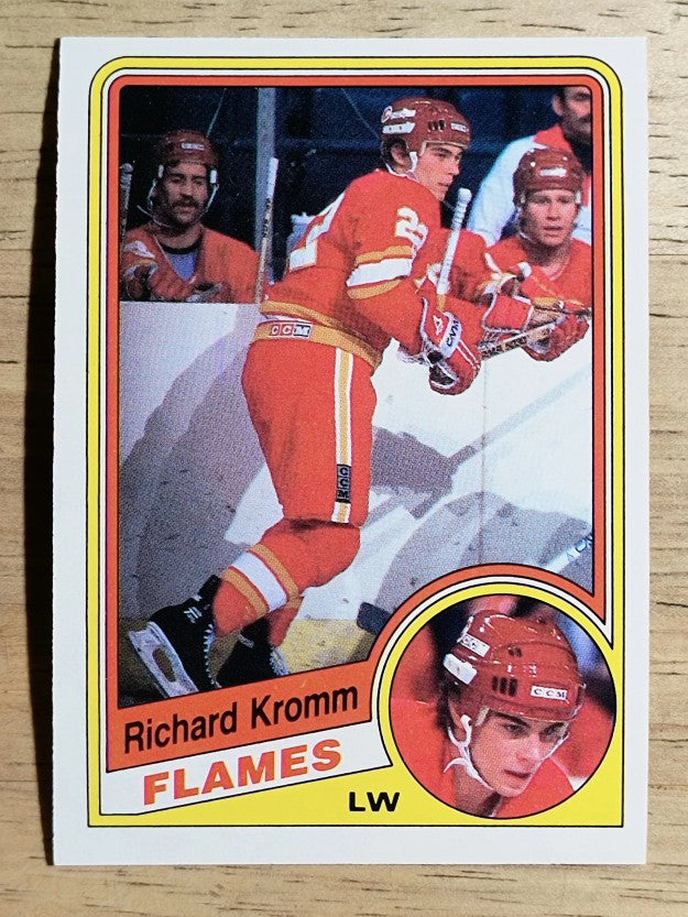 1984-85 O-Pee-Chee #227 Richard Kromm RC